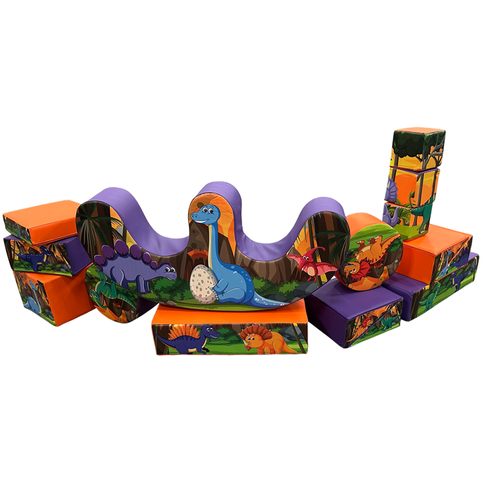 Soft Play Dinosaurus Set