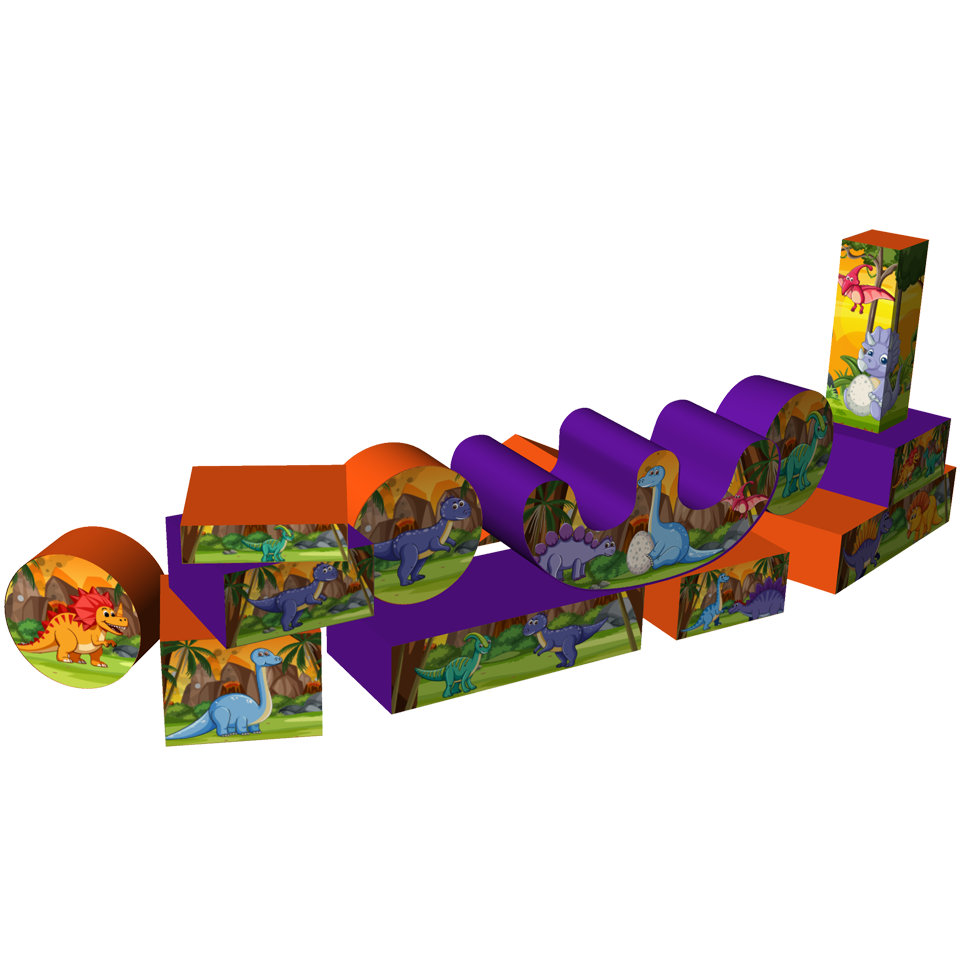 Soft Play Dinosaurus Set
