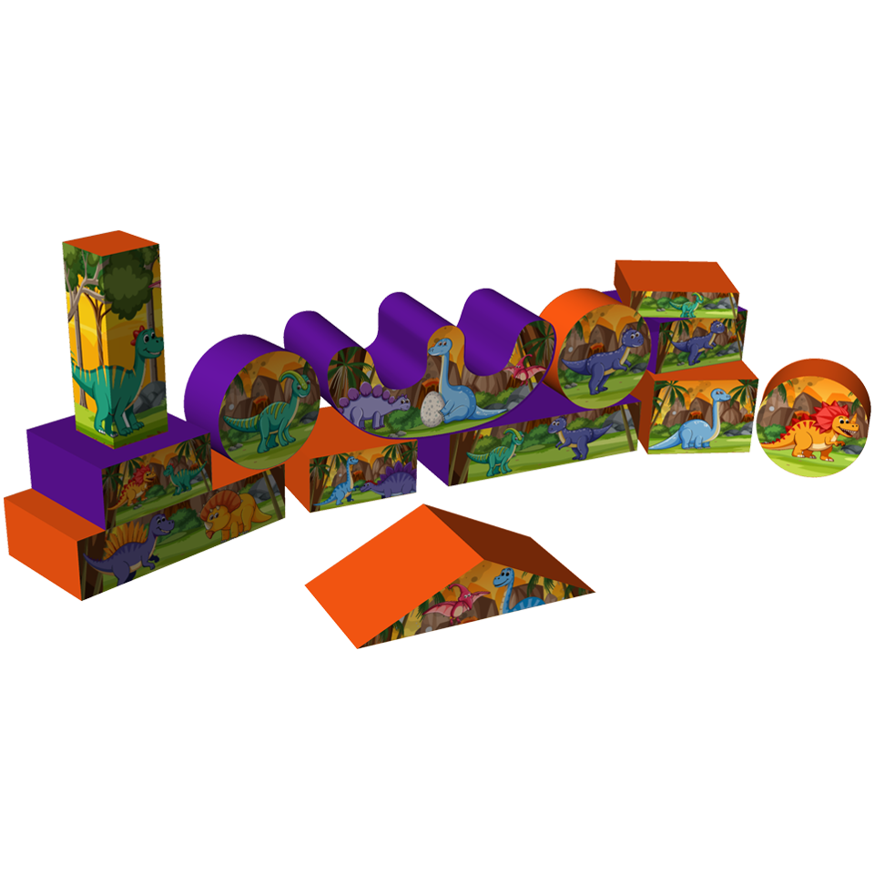 Soft Play Dinosaurus Set