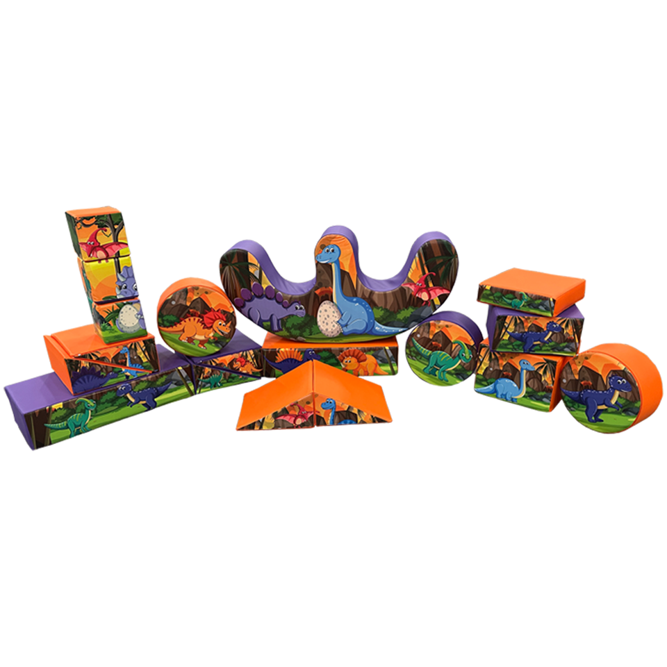 Soft Play Dinosaurus Set