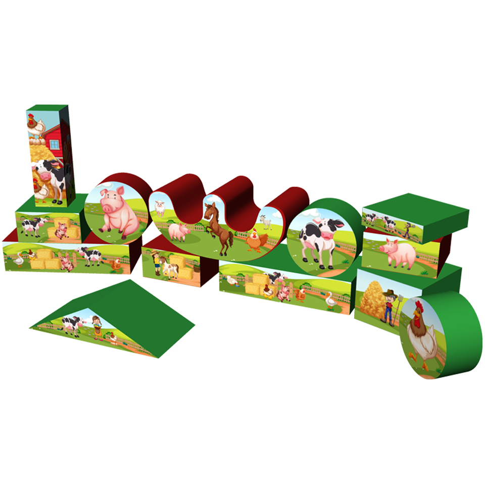 Soft Play Boerderij Set