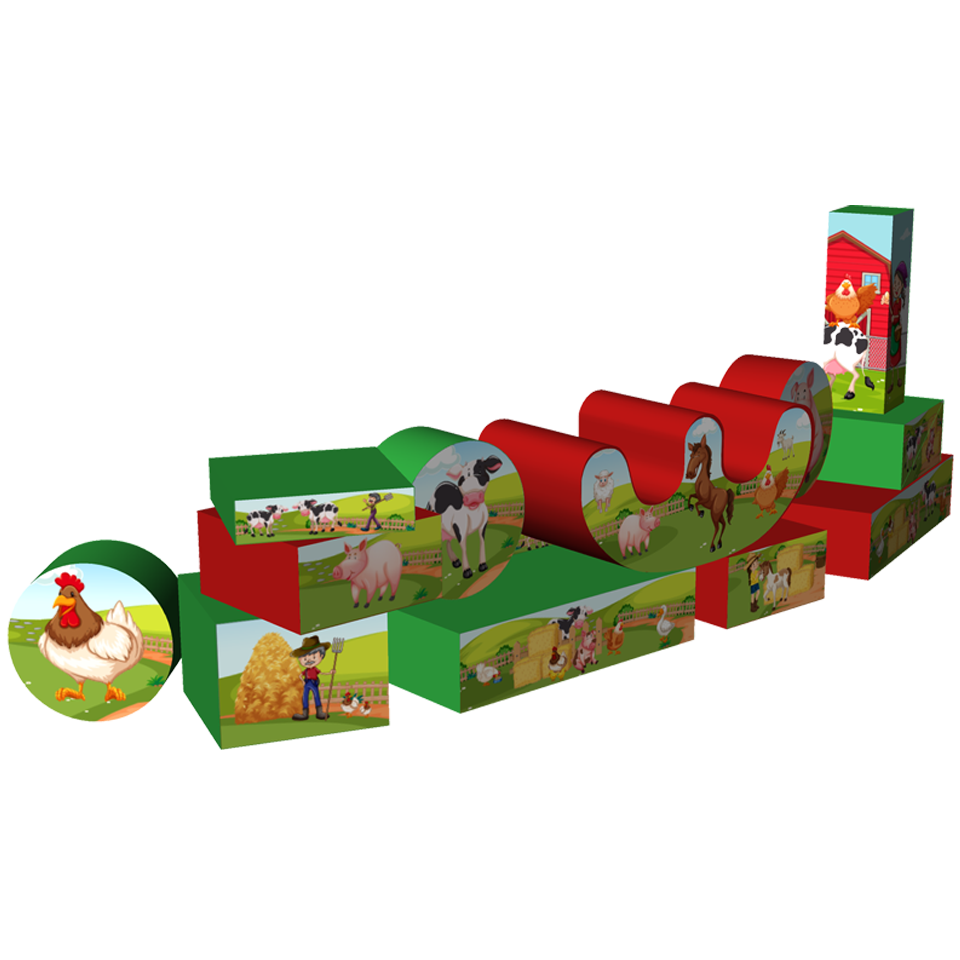 Soft Play Boerderij Set
