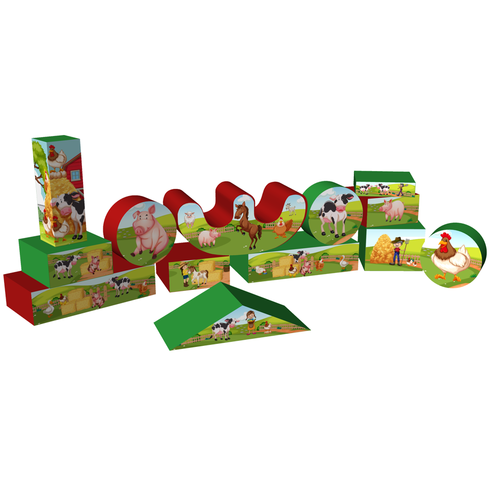 Soft Play Boerderij Set