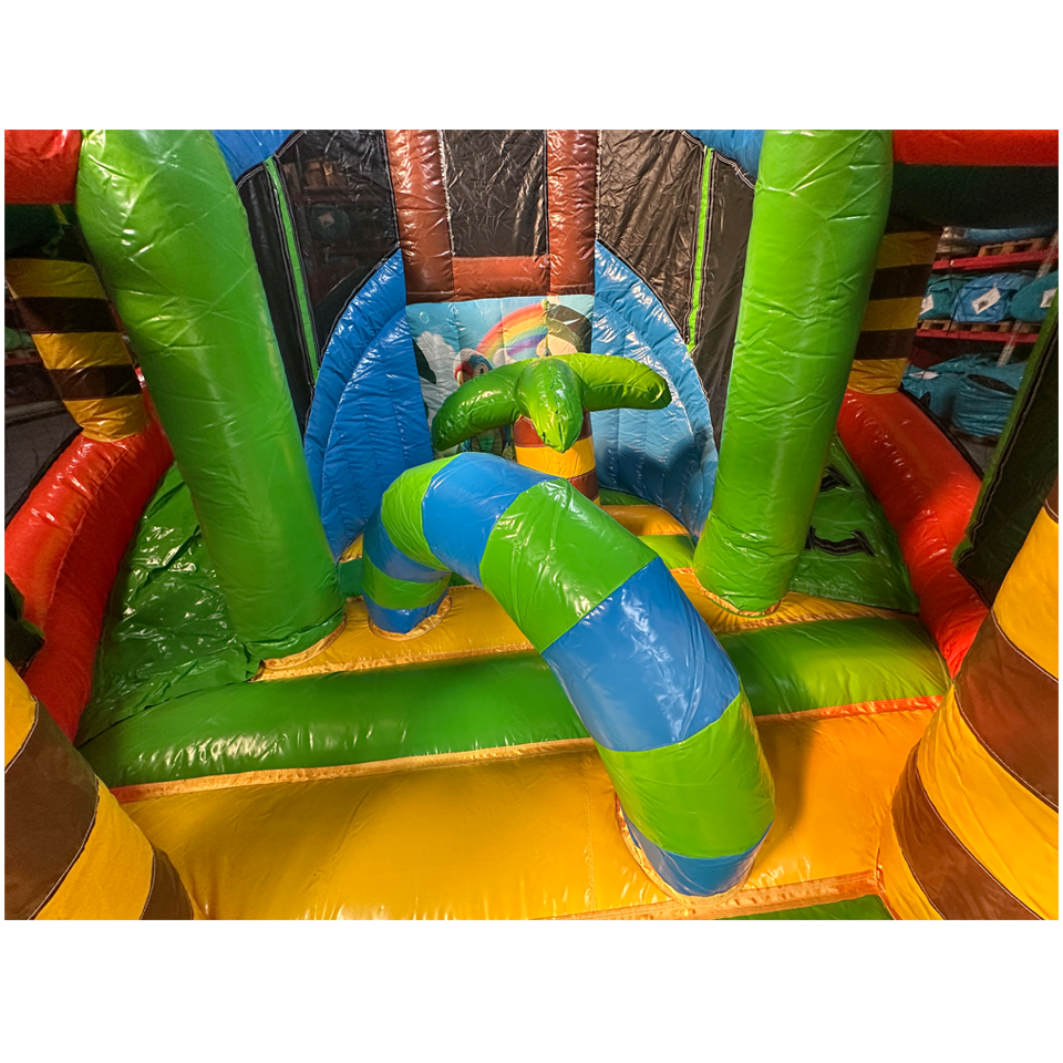 Twist N Slide Papegaai Springkasteel