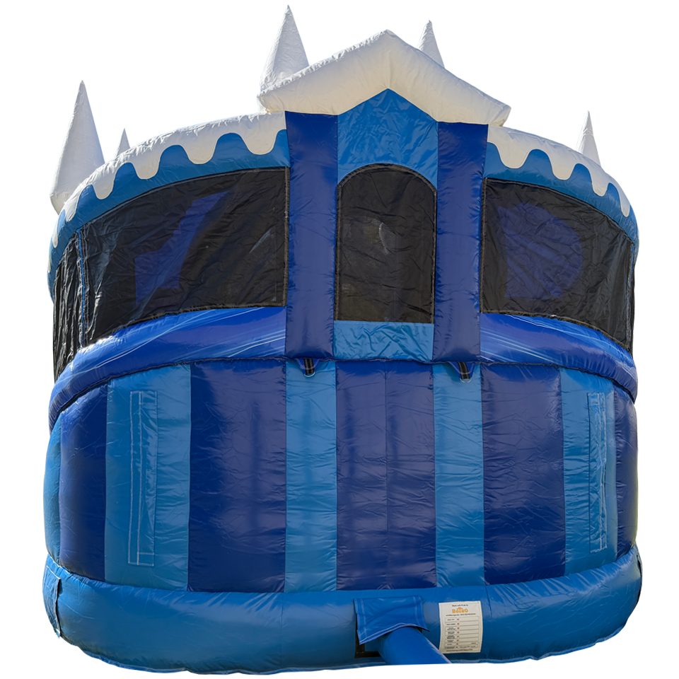 Twist N Slide Snow Princess Bouncy castle