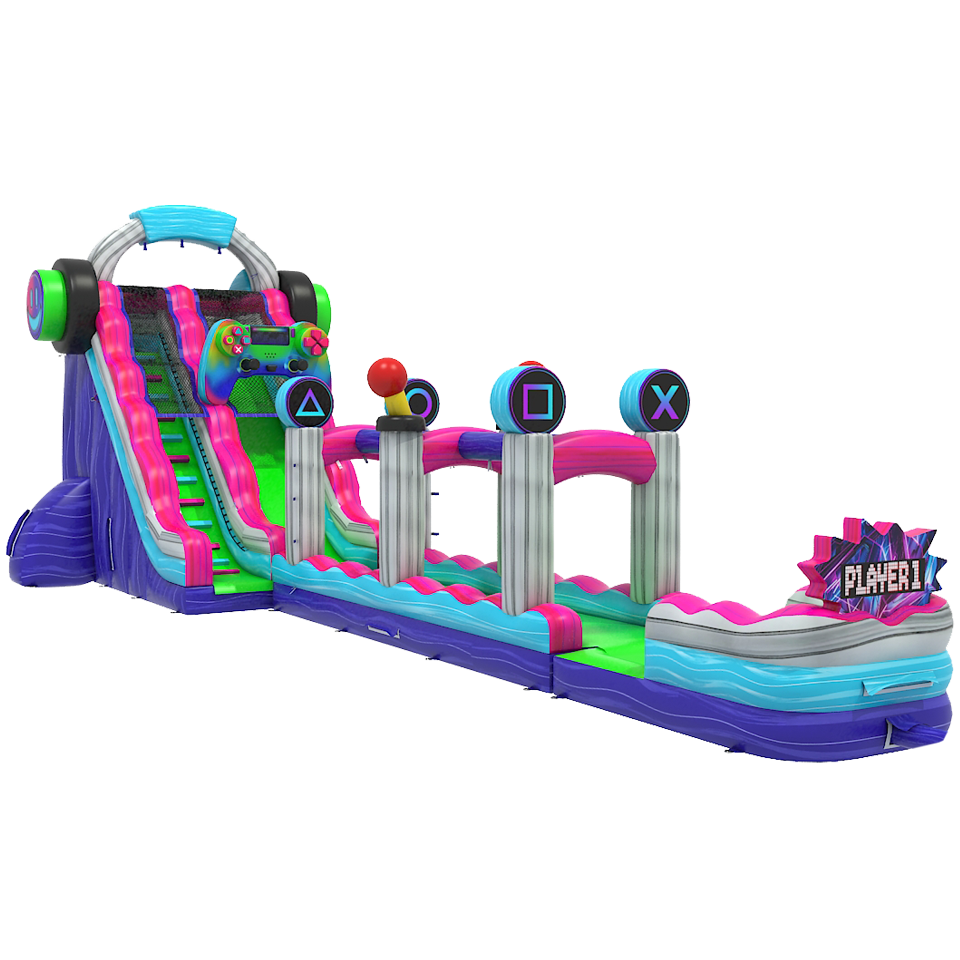 Waterglijbaan Level Up met Zwembad