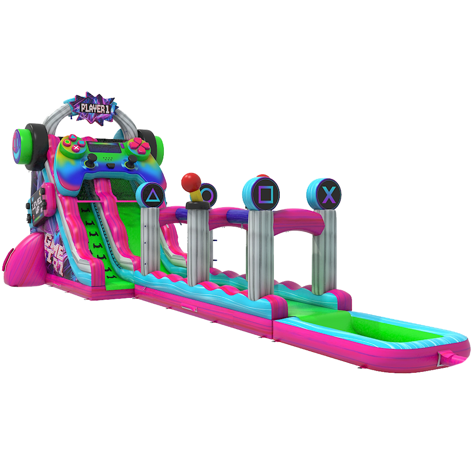 Waterglijbaan Level Up met Zwembad