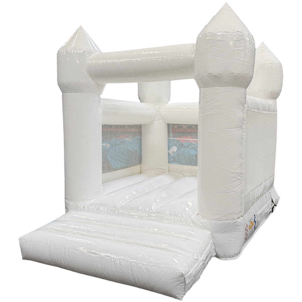 Wit Kasteel Mini Springkasteel