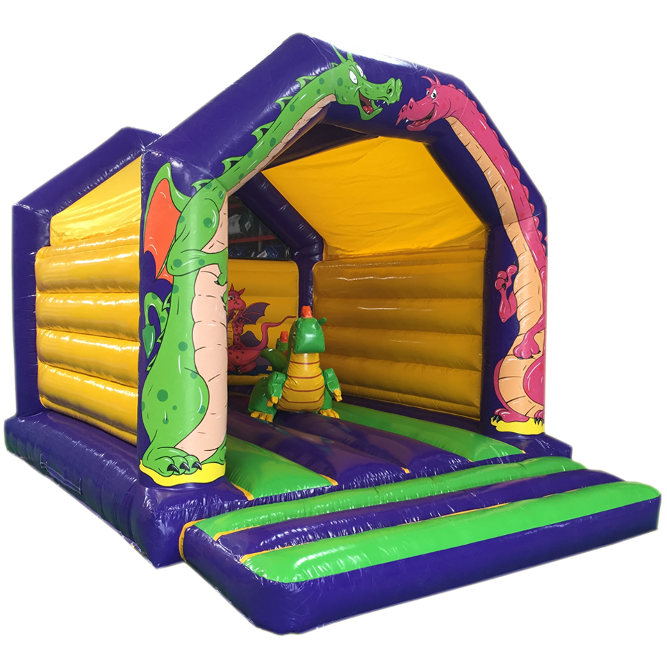 Midi Draak Springkasteel 