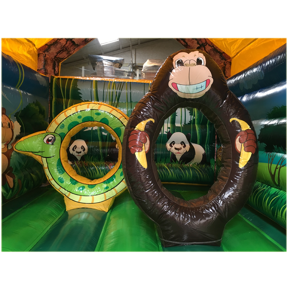 Obstakels slang en aap