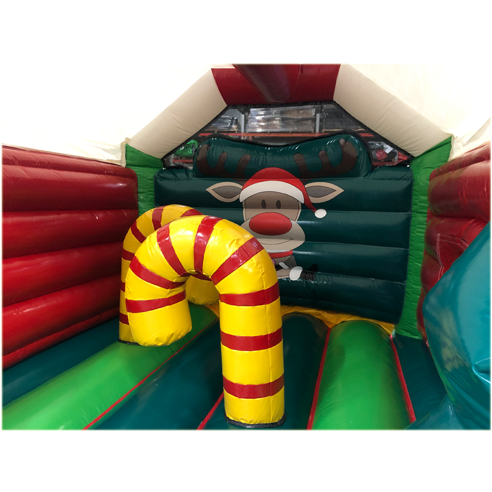 Midi Os Kerstmis Springkasteel