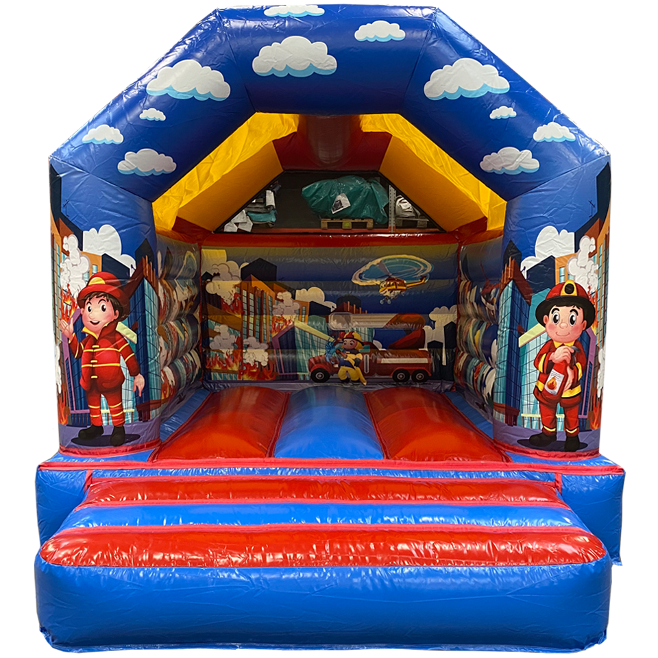 Aframe Mini Brandweer Springkasteel 