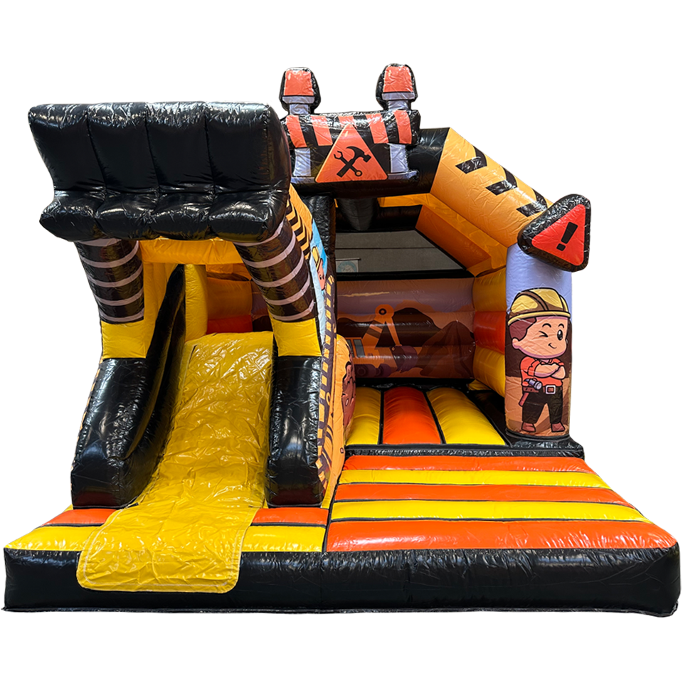 Combo Mini 3D Bouwer Springkasteel - Boing Inflatables