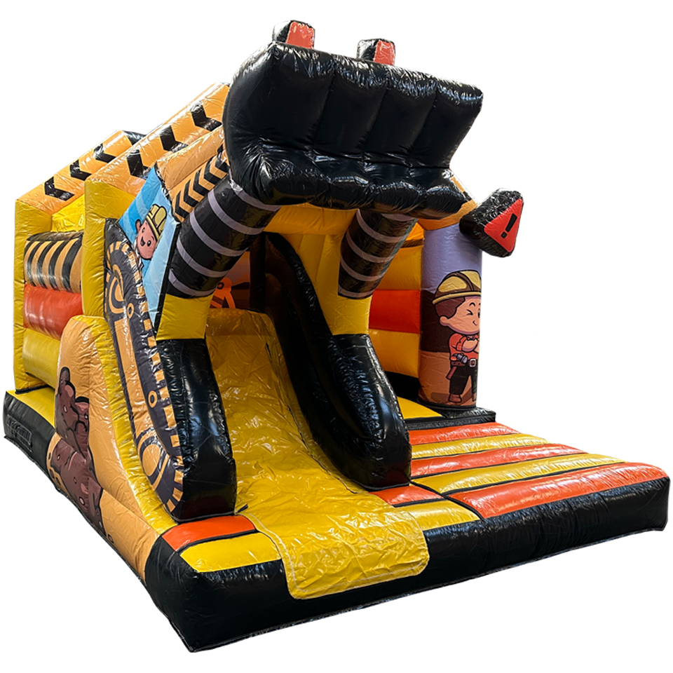 Combo Mini 3D Bouwer Springkasteel - Boing Inflatables