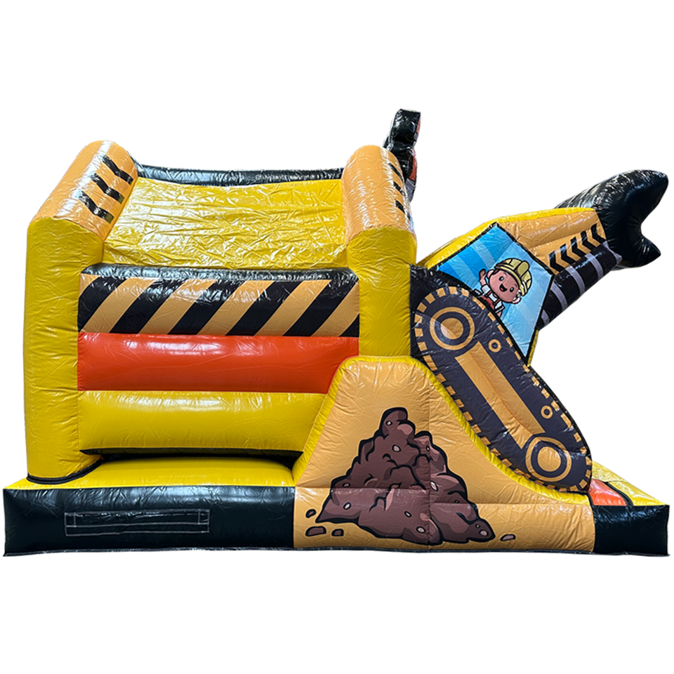 Combo Mini 3D Bouwer Springkasteel - Boing Inflatables