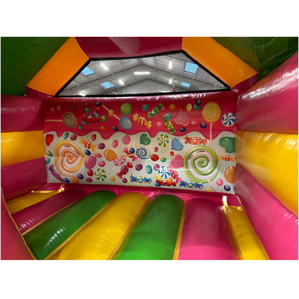 Mur du fond avec des bonbons