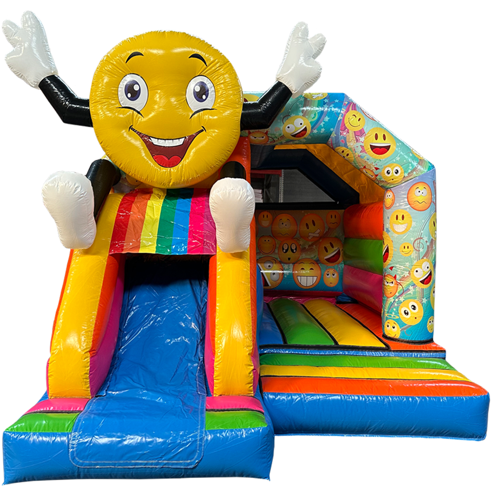 Château Gonflable Front Emoji