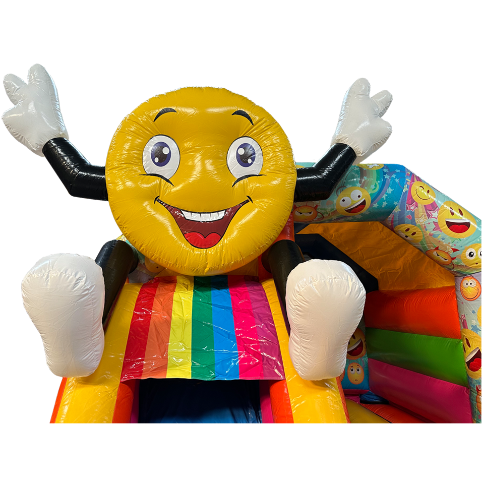 Emoji souriant en gros plan