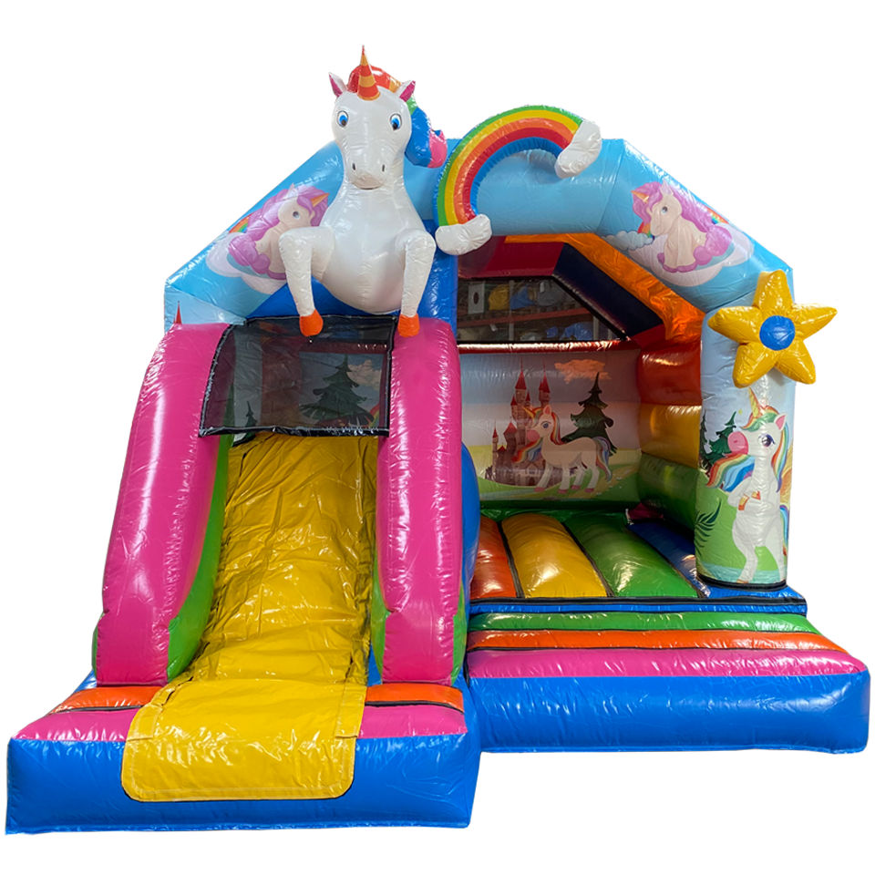  Château Gonflable Licorne