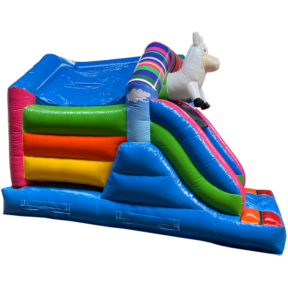 Château Gonflable alpaga gauche