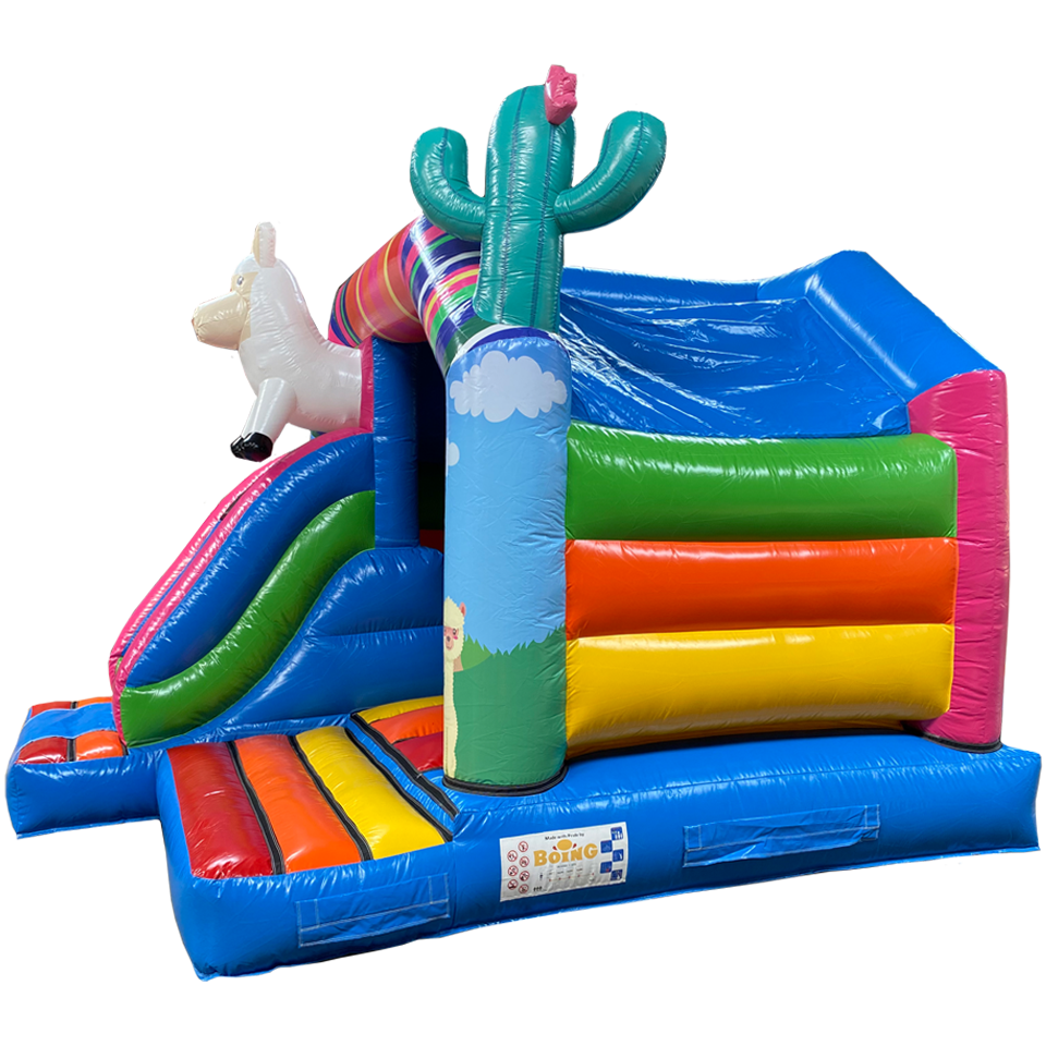 Château Gonflable alpaga droit