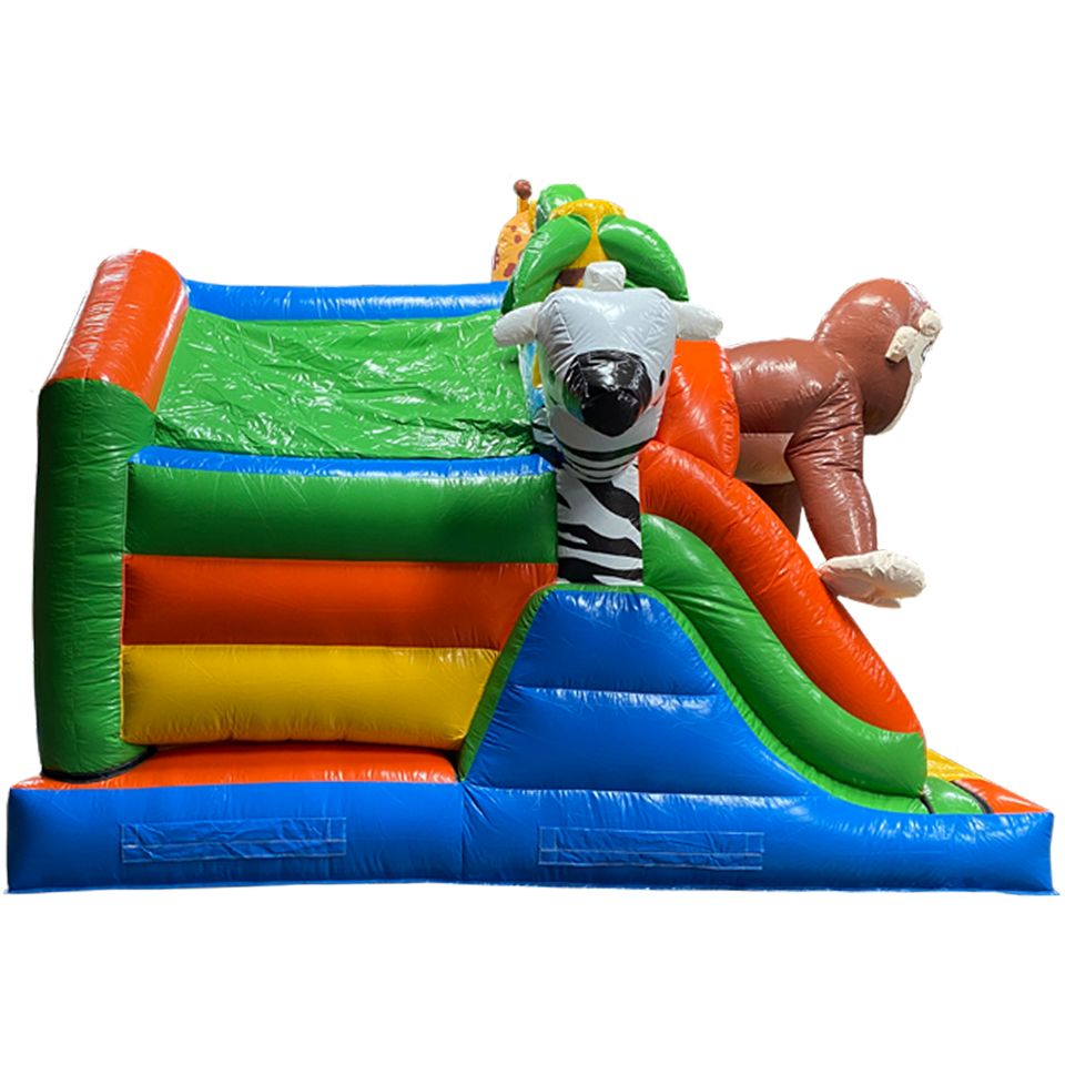 Château Gonflable gorille latéral