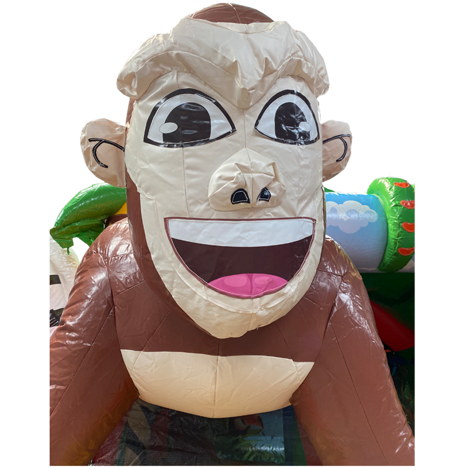 Gros plan sur la tête d'un gorille