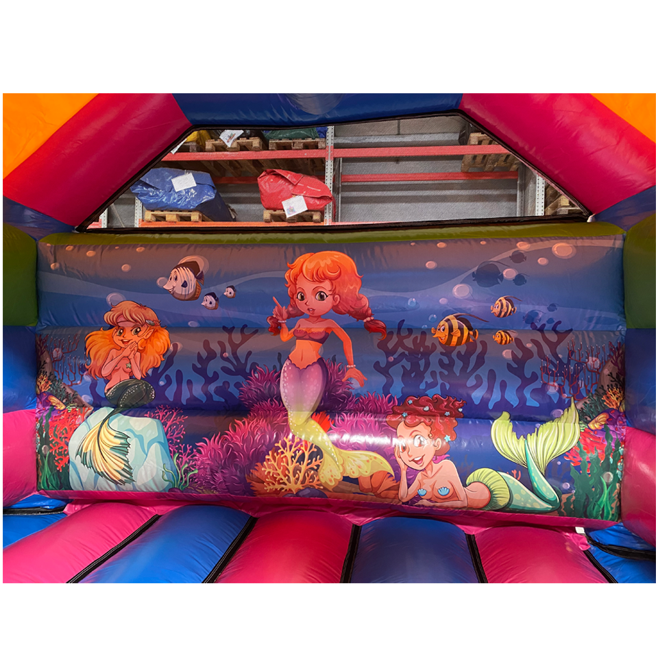 Back wall with mermaid