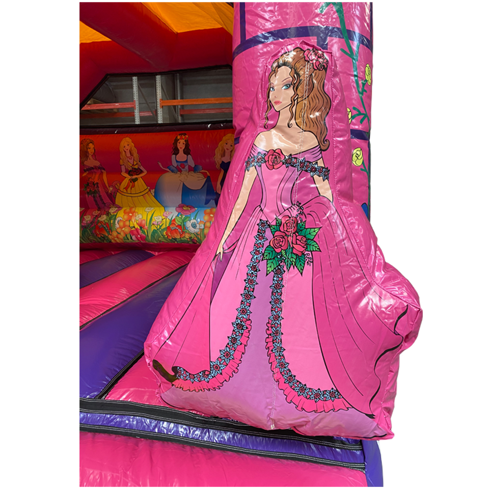 Gros plan sur la princesse gonflable