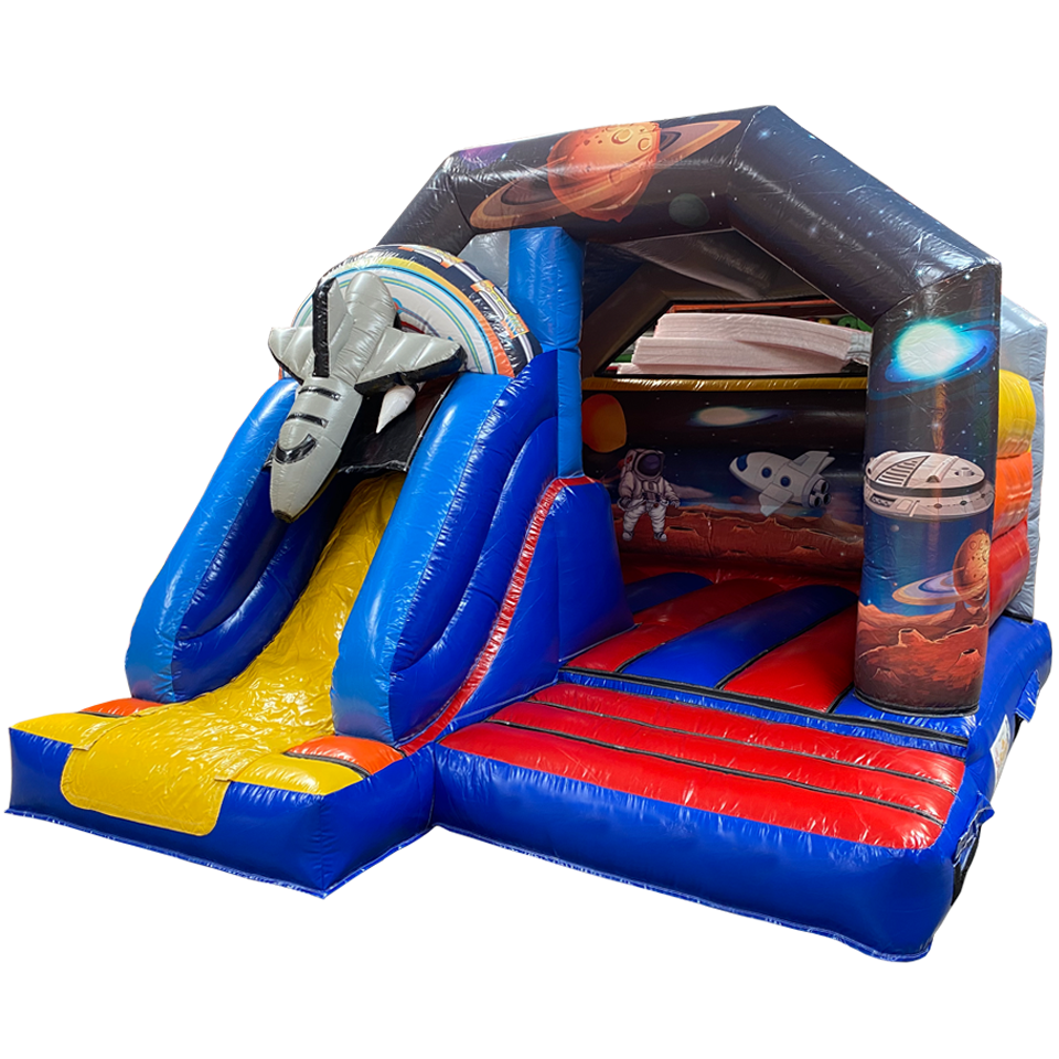 Mii Inflatable Combo Mini 3D Space Rocket - Inflatable buy - Boing Inflatables