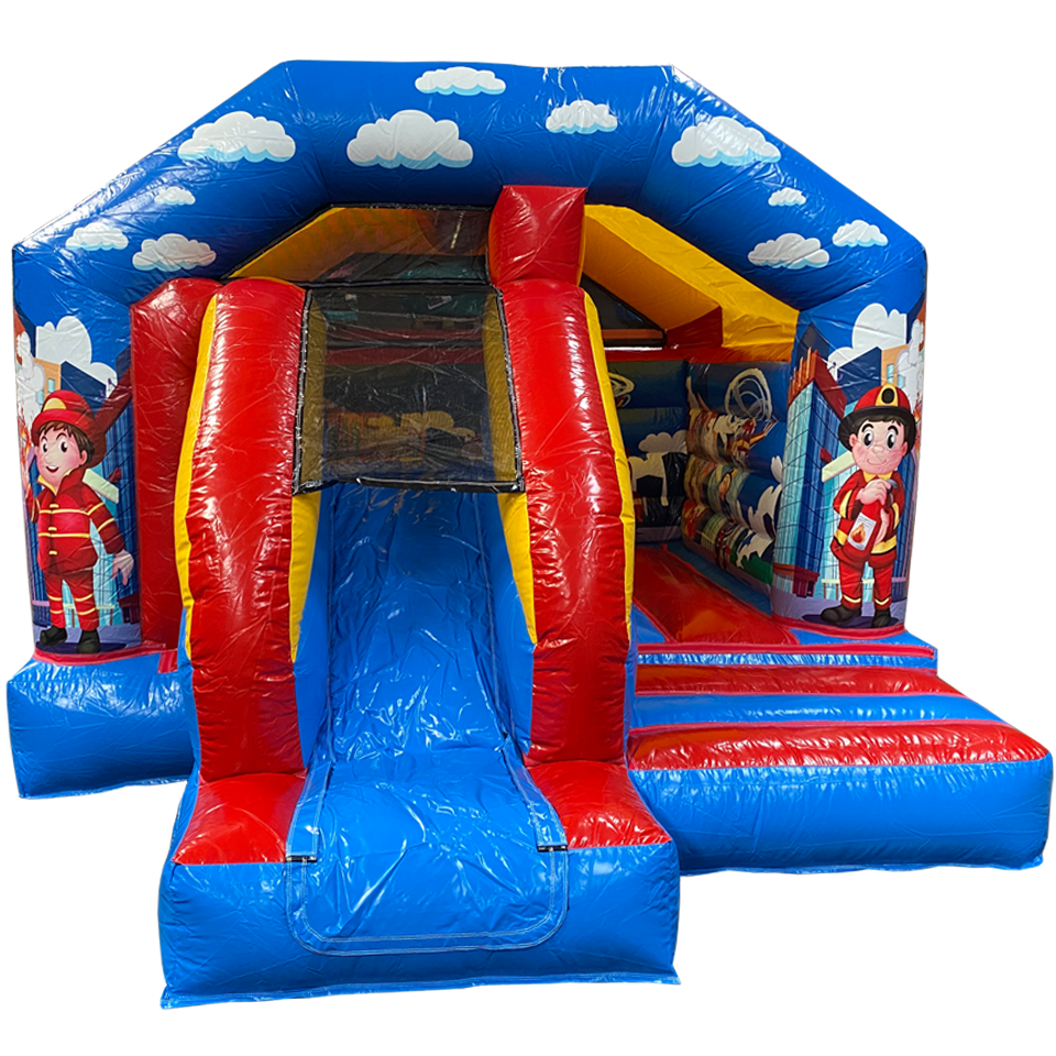 Combo Mini Brandweer springkasteel