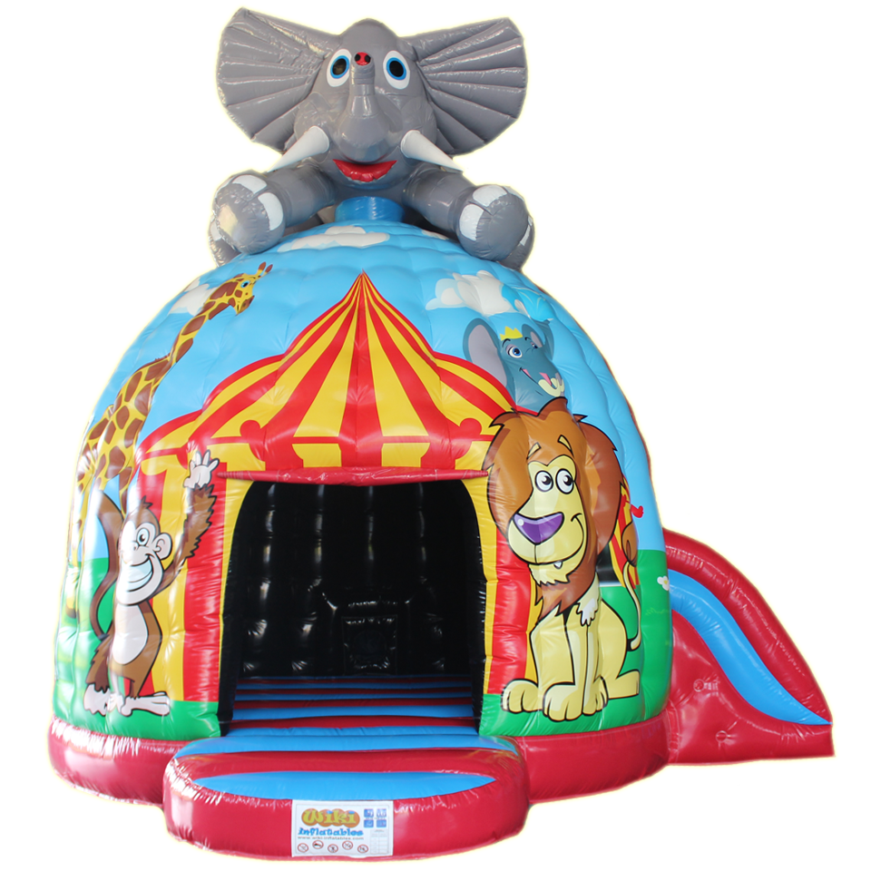 Disco Midi Olifant met Glijbaan