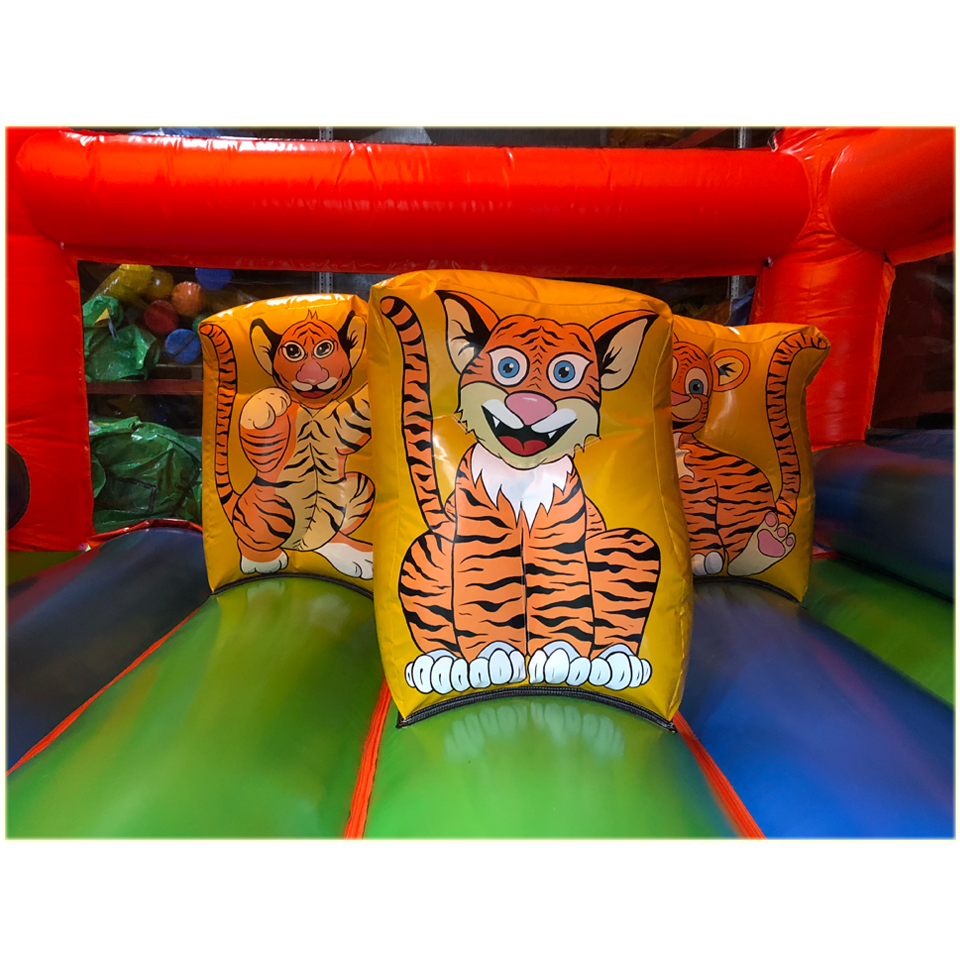 Front Play Midi Os Tijger Springkasteel