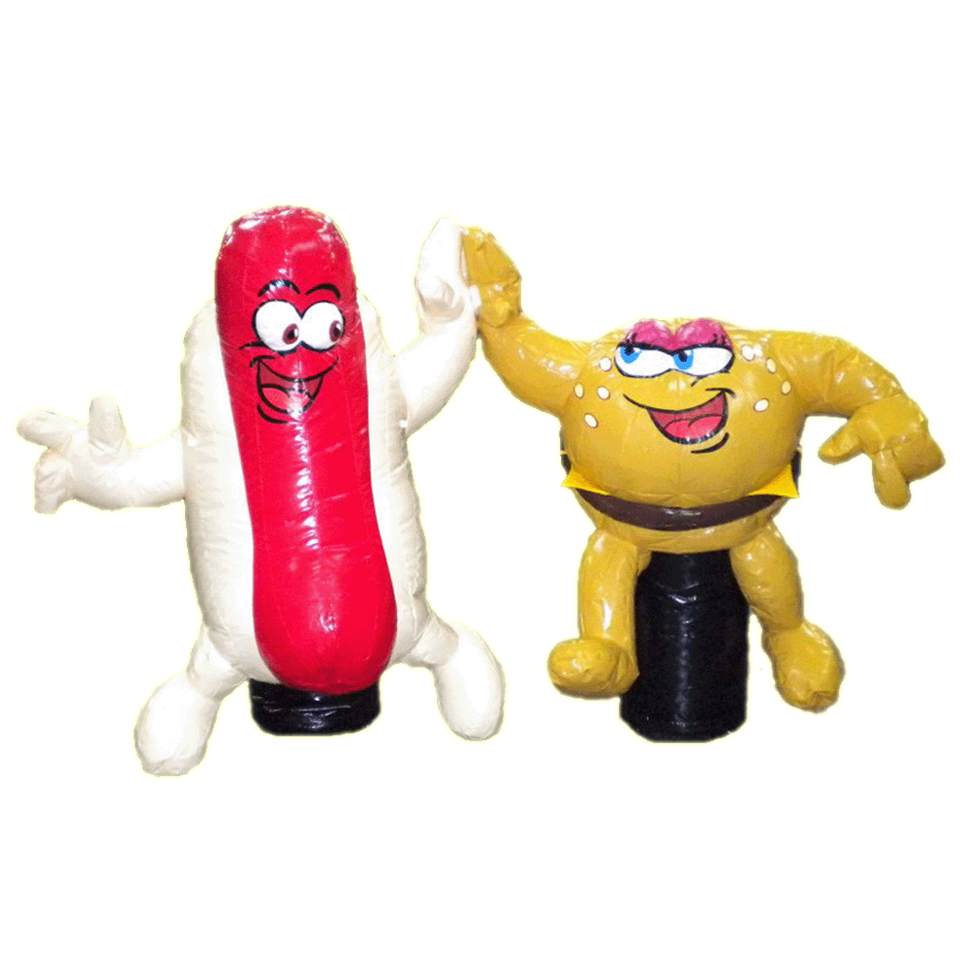 Hamburger en Hotdog met Licht