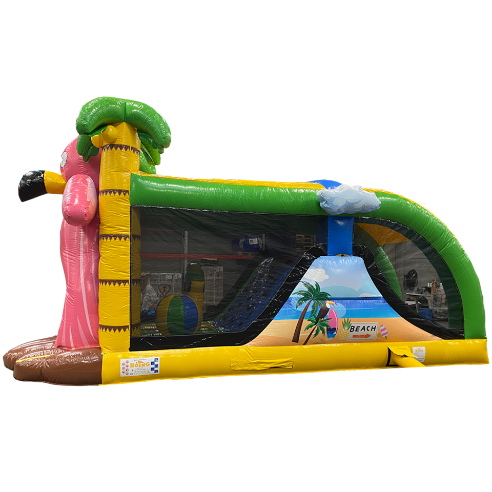 Zijkant hindernisbaan