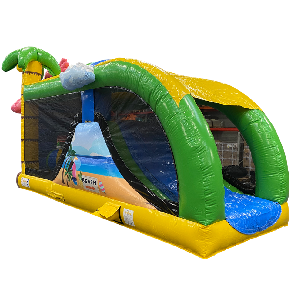 Flamingo ommezijde hindernisbaan