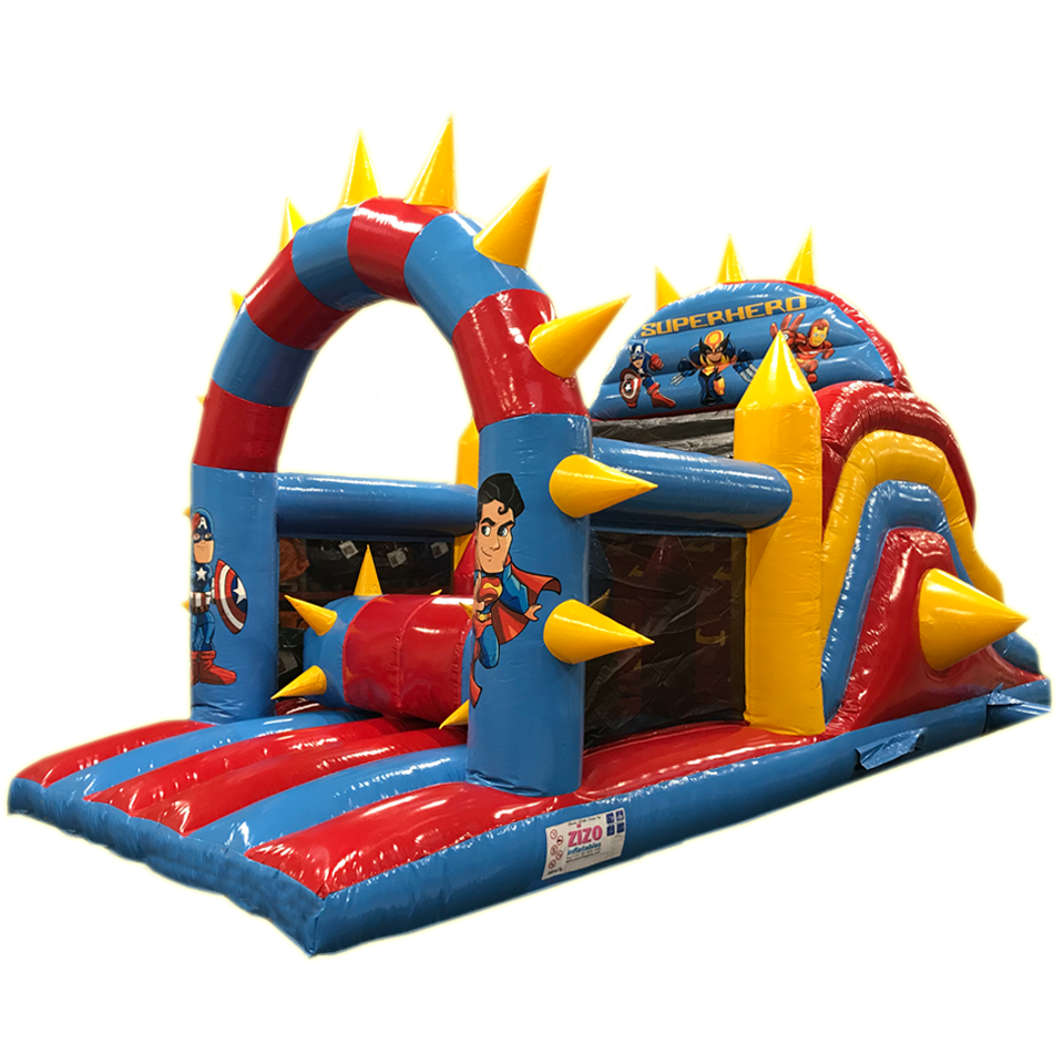 1 Deel Hindernisbaan Pump It Up Superhelden