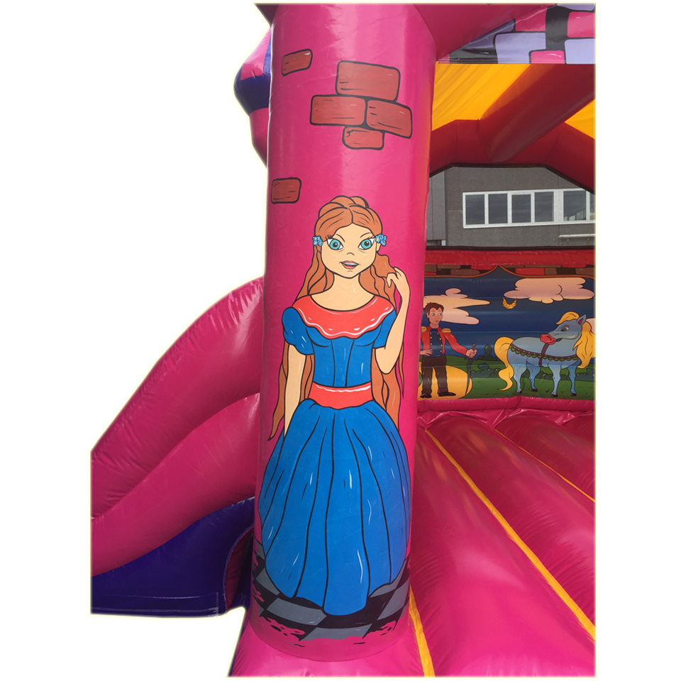 Aframe Midi Prinsessen Kasteel met Glijbaan