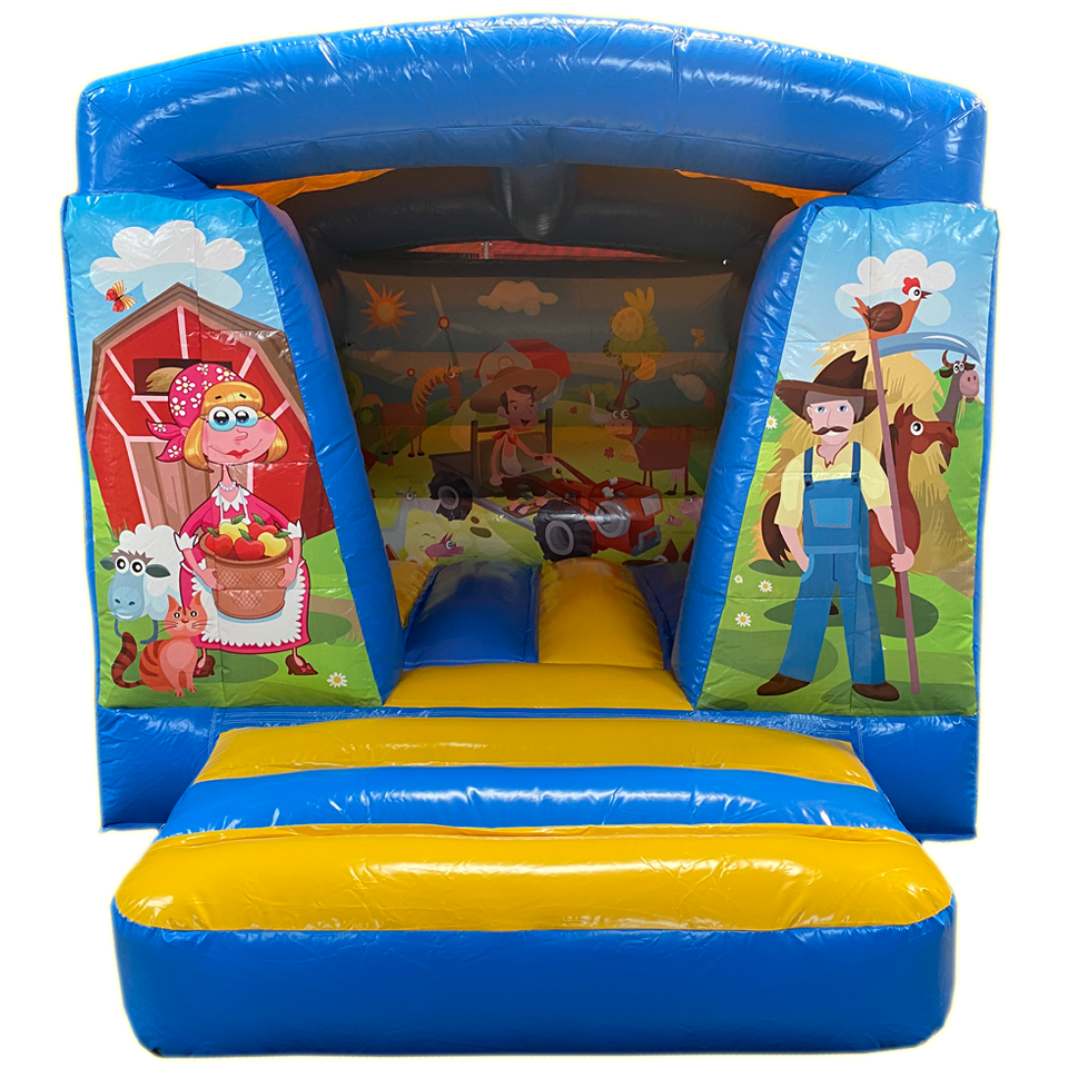 Square Mini Boerderij Springkasteel