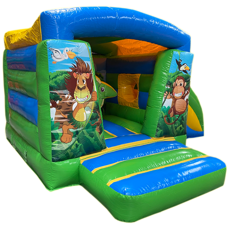 Square Mini Os Jungle Springkasteel